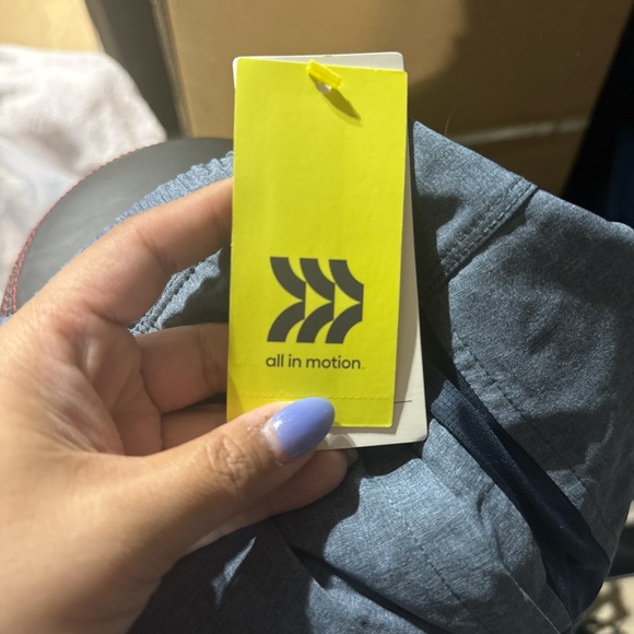 Size XXL Men’s All in Motion Slate Blue Performance Shorts - Picture 2 of 5